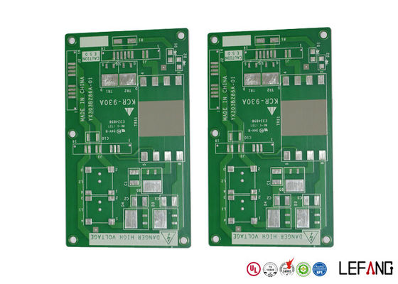 MCPCB Metal Core FR4 PCB Board 1 Layer Green Solder Mask For Power Supply