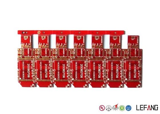 Double Sided Red Solder Heavy Copper PCB Red Solder Mask With OSP Surface Finish