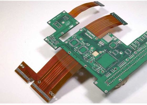 ENIG Superfície Finish White Silk Screen Impedância controlada Flexível PCB circuito impresso