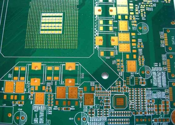 Placa de circuito impresso de cobre branco para fabricação de PCB de 1,6 mm e 12 camadas OSP
