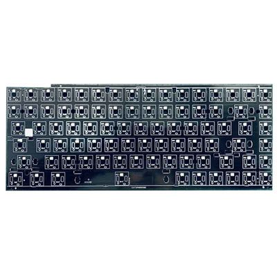 Fabricante Pcb Pcba Service do teclado 60% Qmk 65% sem redução através do computador quente da troca do PWB do teclado