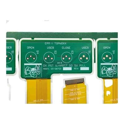 placa de circuito impresso rígida de Flex Pcb Boards Foldable Flexible do furo de 0.2mm